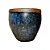 VASO RUSTICO DE CERAMICA IMPORTADO MARRAKECH AZUL D71XA66CM - Imagem 1