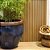 VASO RUSTICO DE CERAMICA IMPORTADO MARRAKECH AZUL D71XA66CM - Imagem 4