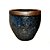 VASO RUSTICO DE CERAMICA IMPORTADO MARRAKECH AZUL D71XA66CM - Imagem 2
