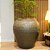VASO RUSTICO DE CERAMICA IMPORTADO KYOTO VERDE D77XA83CM - Imagem 3