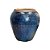 VASO RUSTICO DE CERAMICA IMPORTADO KYOTO AZUL D77XA83CM - Imagem 2