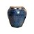 VASO RUSTICO DE CERAMICA IMPORTADO KYOTO AZUL D77XA83CM - Imagem 1