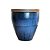 VASO CERAMICA IMPORTADO FIJI RUSTICO DE AZUL D77XA83CM - Imagem 1