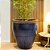 VASO CERAMICA IMPORTADO FIJI RUSTICO DE AZUL D77XA83CM - Imagem 3