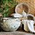 BACIA VIETNAMITA CERAMICA IMPORTADO BULGARIA ATLANTIS D65XA40CM - Imagem 1