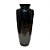 VASO VIETNAMITA DE CERAMICA IMPORTADO BENIN PRETO D40XA97CM - Imagem 1