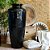 VASO VIETNAMITA DE CERAMICA IMPORTADO BENIN PRETO D40XA97CM - Imagem 3
