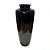 VASO VIETNAMITA DE CERAMICA IMPORTADO BENIN PRETO D40XA97CM - Imagem 2