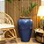 VASO RUSTICO DE CERAMICA IMPORTADO DUBAI AZUL D44XA72CM - Imagem 3