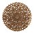 MANDALA BALI FLORAL MADEIRA NATURAL ENTALHADA 60CM - Imagem 1