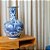 FLOREIRO EM PORCELANA AZUL E BRANCO BOJUDO DRAGAO 57CM - Imagem 2