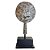 ESCULTURA MASCARA TRIBAL BATAK EM MADEIRA WHITEWASH COM SUPORTE A77CM - Imagem 1