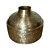 CACHEPOT GAYA EM ALPACA ENVELHECIDA IMPORTADO INDIA D38XA34CM - Imagem 2