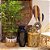 VASO VIETNAMITA DE CERAMICA IMPORTADO JAKARTA PRETO D33XA70CM - Imagem 3