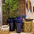 VASO VIETNAMITA DE CERAMICA IMPORTADO JAKARTA AZUL D33XA70CM - Imagem 4