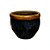 VASO RUSTICO DE CERAMICA IMPORTADO MARRAKECH AZUL D56XA48CM - Imagem 2