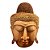 MASCARA BUDA BALI EM MADEIRA NATURAL 50CM - Imagem 3