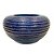 BACIA VIETNAMITA CERAMICA IMPORTADO SAARA AZUL D55XA30CM - Imagem 1
