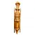 MASCARA BALI RAMAYANA MADEIRA NATURAL ENTALHADA 60CM - Imagem 1