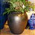 VASO VIETNAMITA DE CERAMICA IMPORTADO BANGKOK BRONZE D47XA54CM - Imagem 3