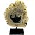 PLACA BALI MADEIRA PETRIFICADA MESCLA CLARA COM SUPORTE 36CM - Imagem 2