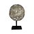 ESCULTURA MASCARA TRIBAL ASMAT EM MADEIRA WHITEWASH COM SUPORTE A60CM - Imagem 1