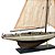 BARCO DECORATIVO PACIFIC EM MADEIRA E TECIDO OCEAN ART COLLETION 80CM - Imagem 3