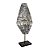 ESCULTURA MASCARA TRIBAL TORAJA EM MADEIRA WHITEWASH COM SUPORTE A63CM - Imagem 2