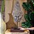 ESCULTURA MASCARA TRIBAL TORAJA EM MADEIRA WHITEWASH COM SUPORTE A63CM - Imagem 3
