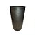 VASO VIETNAMITA DE CERAMICA IMPORTADO SINGAPURA BRONZE D30XA60CM - Imagem 2