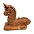ESCULTURA IMPORTADA BALI CAVALO DECORATIVO EM CERAMICA A45CM - Imagem 1
