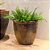 VASO RUSTICO DE CERAMICA IMPORTADO MANILA MESCLADO D54XA54CM - Imagem 3