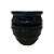VASO VIETNAMITA DE CERAMICA IMPORTADO CHIPRE PRETO D33XA35CM - Imagem 2