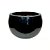 BACIA VIETNAMITA CERAMICA IMPORTADA NEPAL PRETO D41XA30CM - Imagem 2