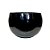 BACIA VIETNAMITA CERAMICA IMPORTADA NEPAL PRETO D41XA30CM - Imagem 1