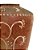 VASO DE BARRO ANTIGO TALHA TERRACOTA DESENHADA BAHIA D35XA50CM - Imagem 2