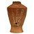 VASO DE BARRO ANTIGO TALHA TERRACOTA DESENHADA BAHIA D35XA50CM - Imagem 1