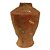VASO DE BARRO ANTIGO TALHA TERRACOTA DESENHADA BAHIA D35XA50CM - Imagem 3