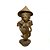 ESCULTURA IMPORTADA CAMPONESA EM MADEIRA L20XA50CM - Imagem 2