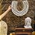 COLAR DECORATIVO BALI CONCHA NATURAL A50CM - Imagem 4