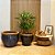 VASO RUSTICO DE CERAMICA IMPORTADO MARRAKECH AZUL D46XA41CM - Imagem 3