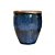VASO CERAMICA IMPORTADO FIJI RUSTICO DE AZUL D33XA50CM - Imagem 1