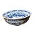 CENTRO DE MESA EM PORCELANA AZUL E BRANCO CARPAS IMPERIAIS D42XA18CM - Imagem 2