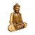ESCULTURA BUDA MEDITACAO MADEIRA NATURAL ENTALHADA 40CM BALI - Imagem 4