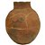 VASO DE BARRO ANTIGO MORINGA TERRACOTA DESENHADA BAHIA D40XA50CM - Imagem 1
