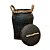 CESTA DECORATIVA BAMBU PRETO COM CORDA COM TAMPA - Imagem 3