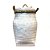 CESTA DECORATIVA BAMBU BRANCO COM CORDA COM TAMPA - Imagem 1
