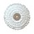 CESTARIA DE PAREDE BALI PLUME BRANCA D70CM - Imagem 1