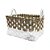 CESTA DECORATIVA RATTAN BALI RETANGULAR BRANCO E NATURAL - Imagem 2