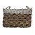 CESTO RATTAN BALI RETANGULAR NATURAL E BRANCO - Imagem 1